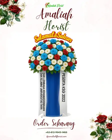 Standing Flowers Air Hitam